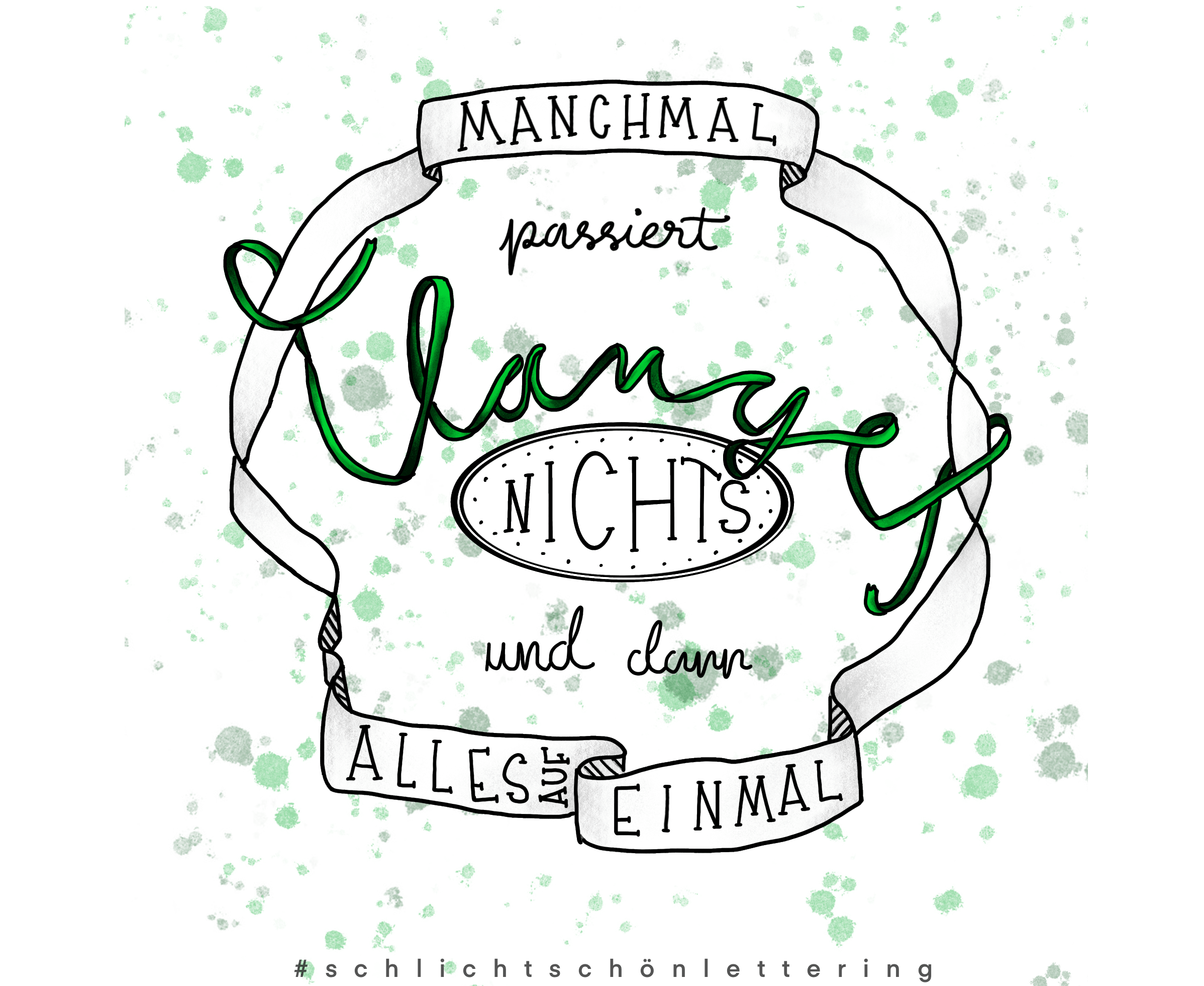 Digital handlettering.